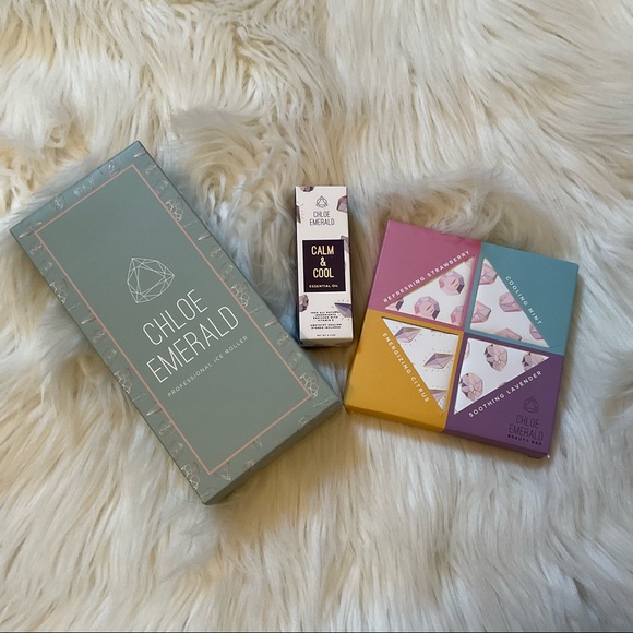 Chloe Emerald New in Box Bundle - Ice Roller - Beauty Bar - Essential Oil - Picture 2 of 10